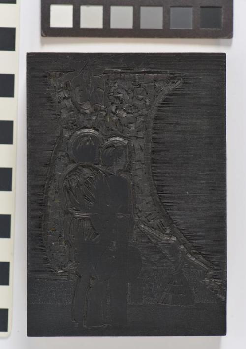 Woodblock for "The Factor's Daughter"