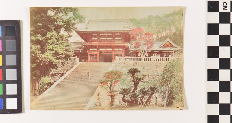 untitled (man on stairway to temple)