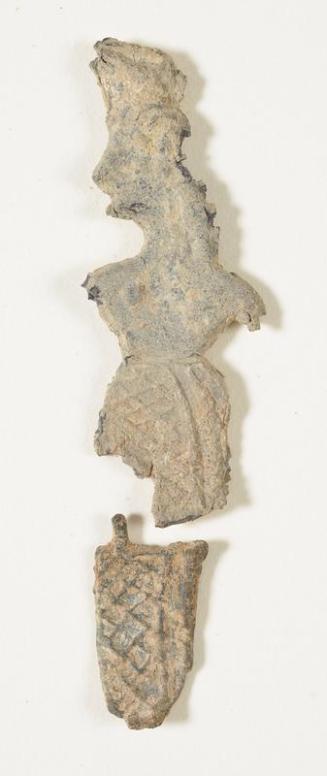 Lead votive figure from the shrine of Artemis Orthea