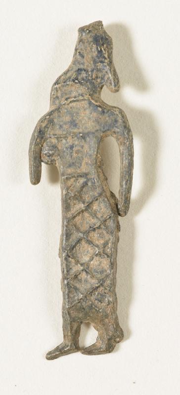 Lead votive figure from the shrine of Artemis Orthea