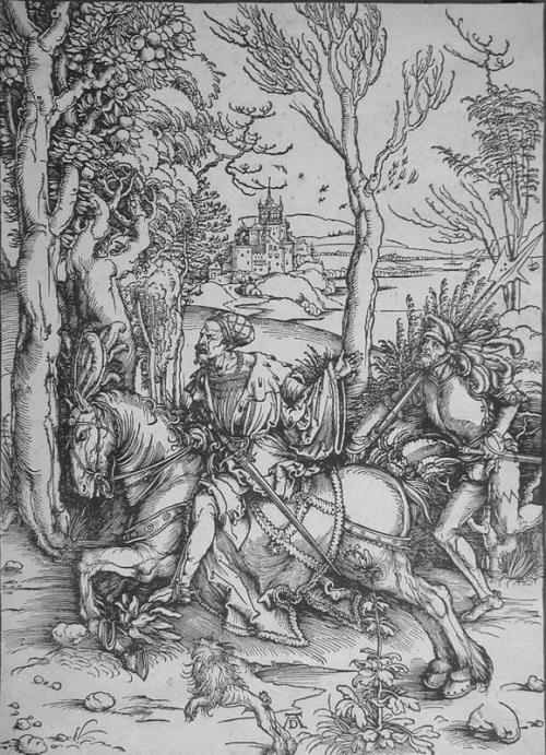 Knight on Horseback & Landsnecht