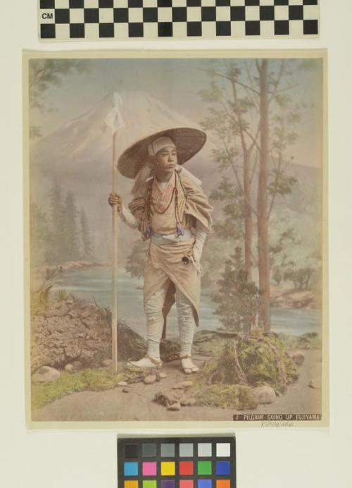 One Pilgrim Going Up Fujiyama