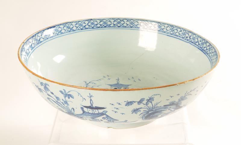 Bowl with Chinese Landscape