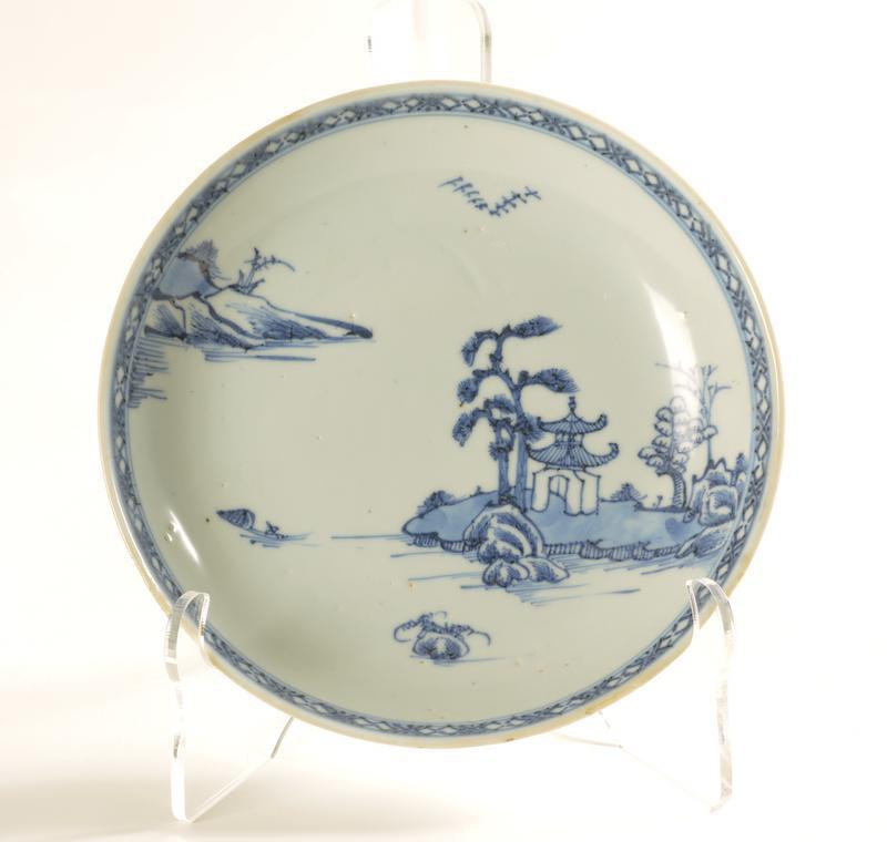 Dish from the 1752 Shipwreck of the Geldermalsen