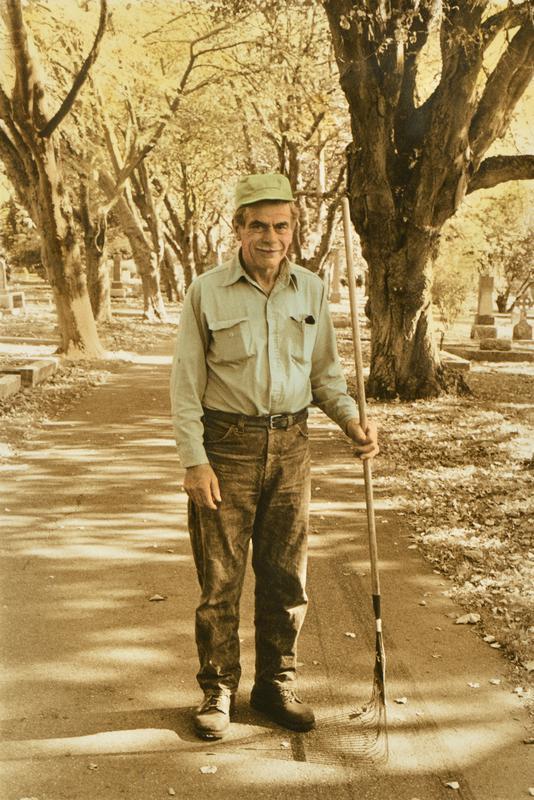 Untitled (Grounds Keeper at the Ross Bay Cemetery)