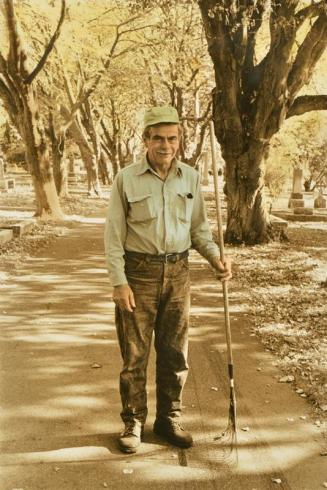 Untitled (Grounds Keeper at the Ross Bay Cemetery)