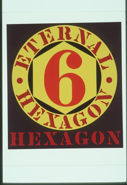 Hexagon (after Robert Indiana)