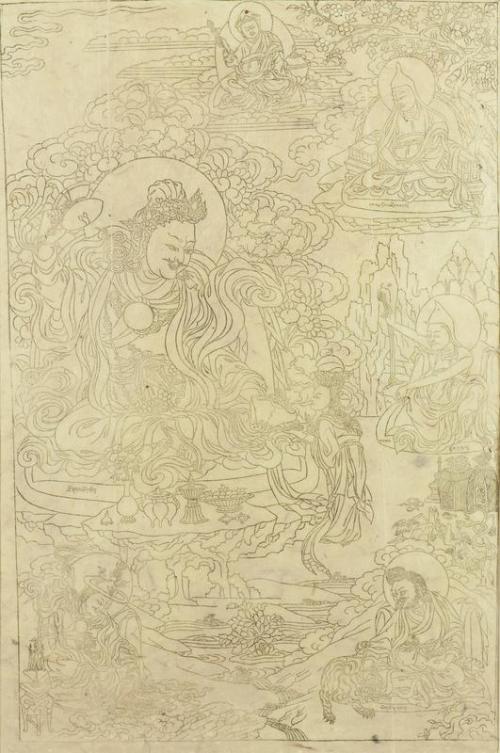 Padmasambhava in his guise as Guru Ladma Chog-sed