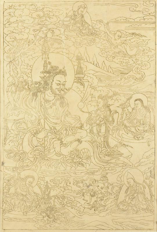 Padmasambhava in his guise as Guru Nyima-Odzer