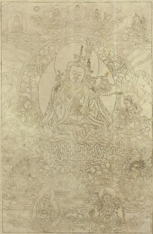 Padmasambhava in his guise as Guru Padma Jung-nas