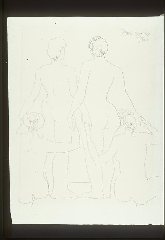 Untitled-female figures