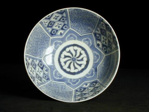 Large Blue and White Bowl