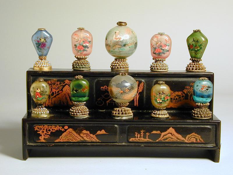 Set of 10 Snuff Bottles