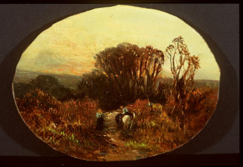 Untitled-Figures and Horses in Landscape