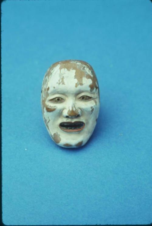 Netsuke shaped like a Noh Mask