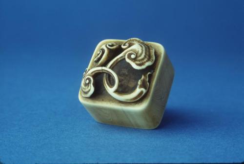 Netsuke with a Linzhi Fungus of Immortality