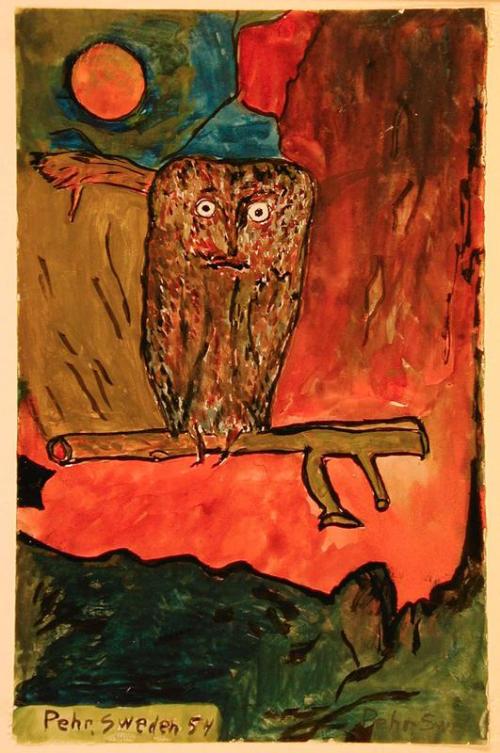 Untitled-Owl on Branch