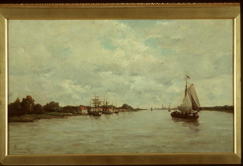 Ships in an Estuary