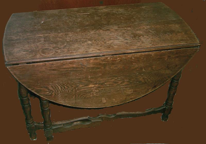 Drop Leaf; Gate Leg Table