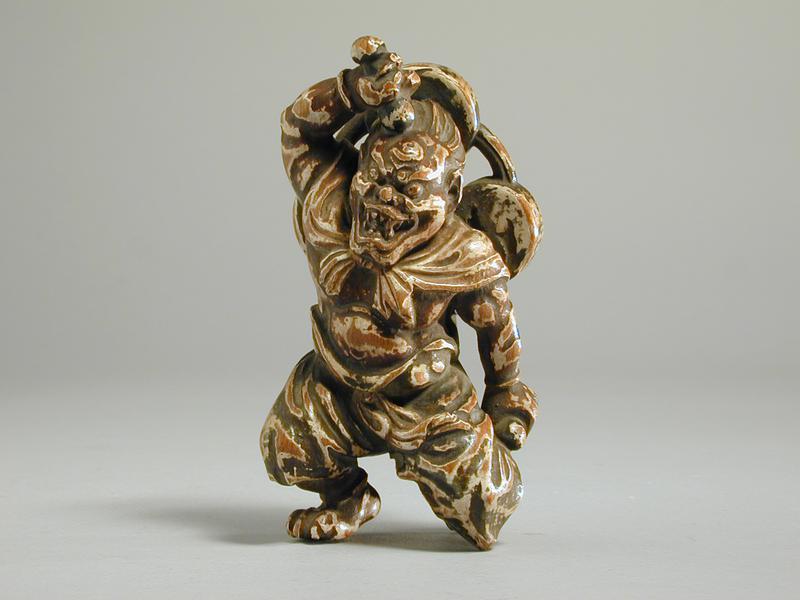 Netsuke depicting Raijin the Thundergod