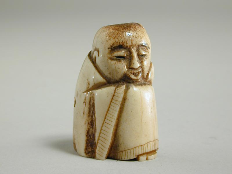 Netsuke of a Monk