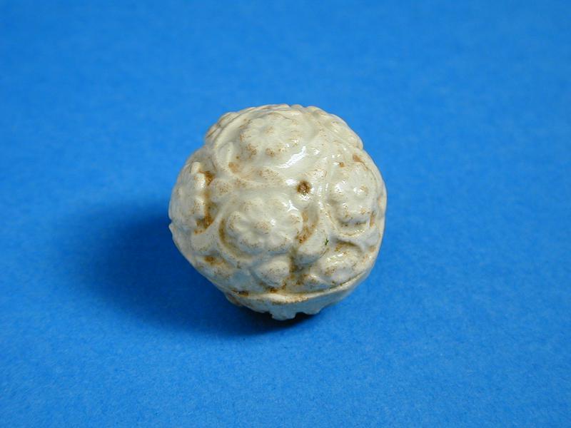 White Stoneware Knob