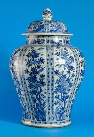 Lidded Porcelain Vase