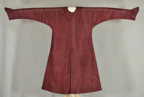 Silk Gauze Robe with Irridescent Threads