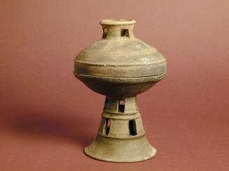 Lidded Pedestal Bowl