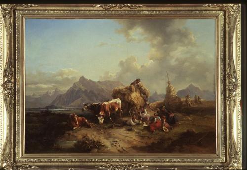 Harvest Scene in Salzburg