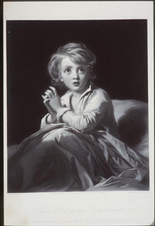 Speak Lord For Thy Servant Hears (from a painting by James Sant)