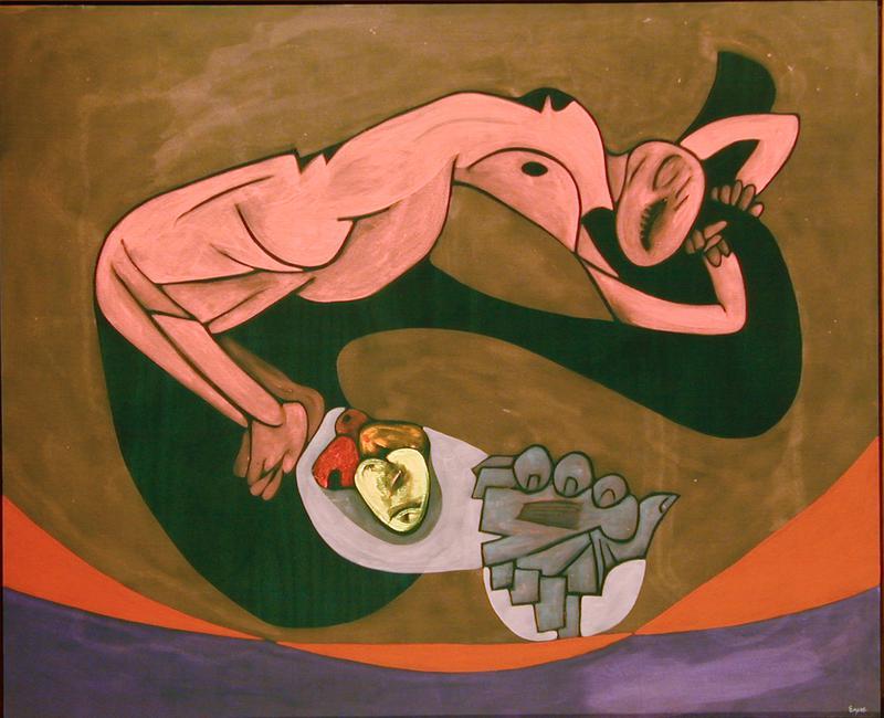 Nude with Fruit