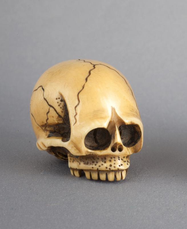 Netsuke in the Shape of a Miniature Skull