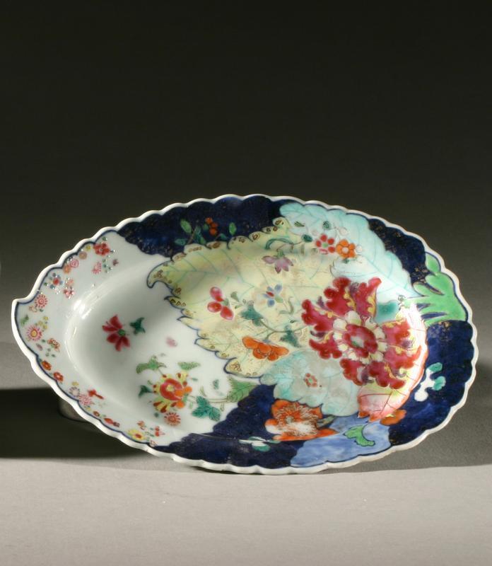 Chinese Export Ware plate for Gravy Boat