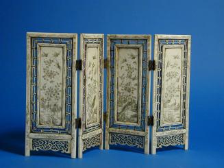 Ivory Four-Fold Screen