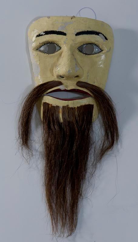 Korean Folk Mask of Bearded Man