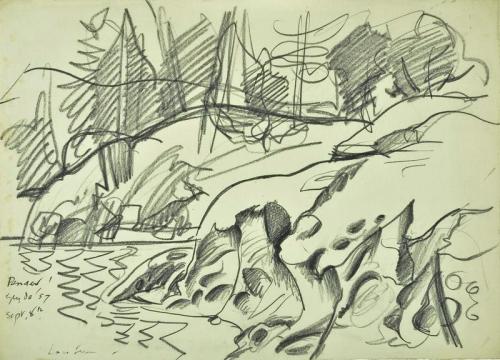 Untitled (Rocks and Trees)