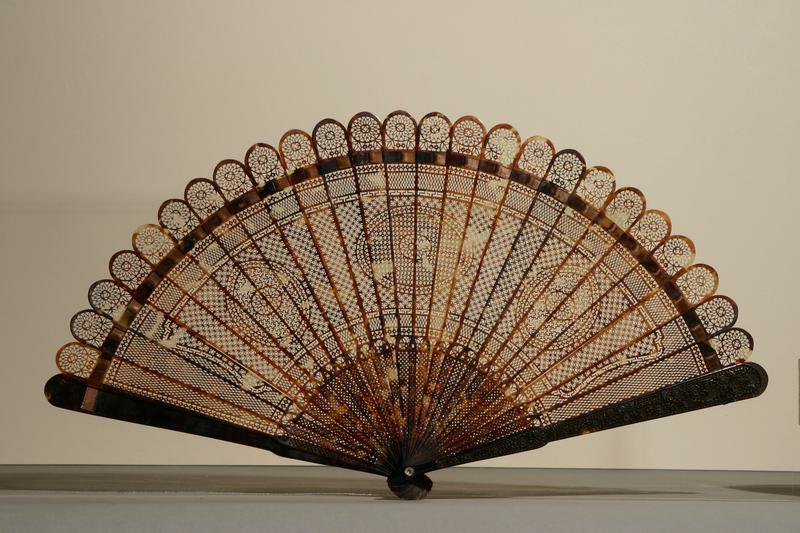 Carved Tortoise Shell Fan